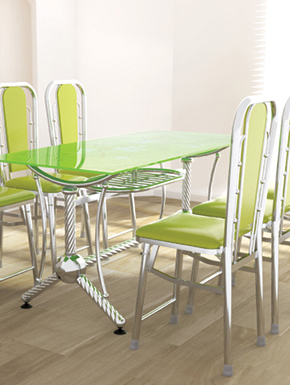 Ghế xếp nệm inox