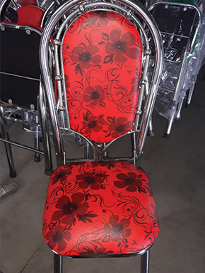 ghế nệm inox