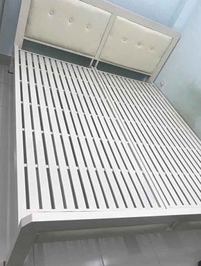 giường đơn sắt hộp 4x8